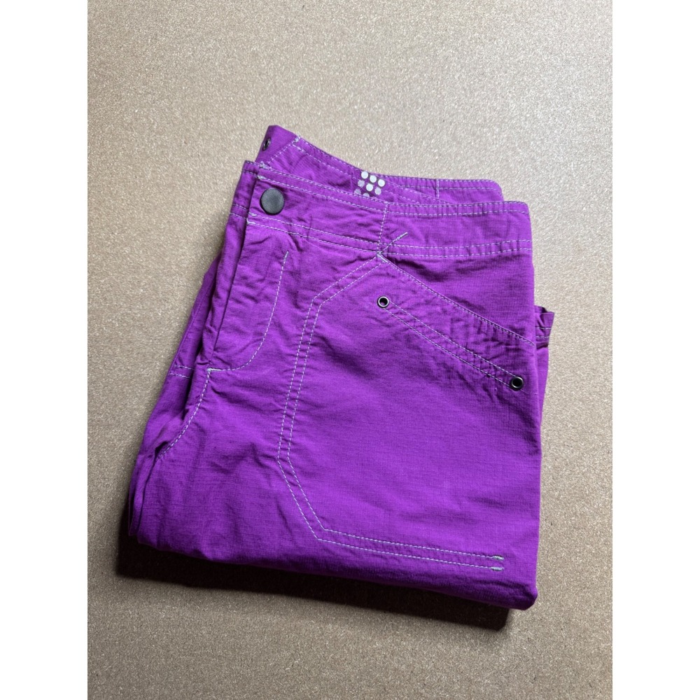 Women's Purple Casual Pocket Shorts